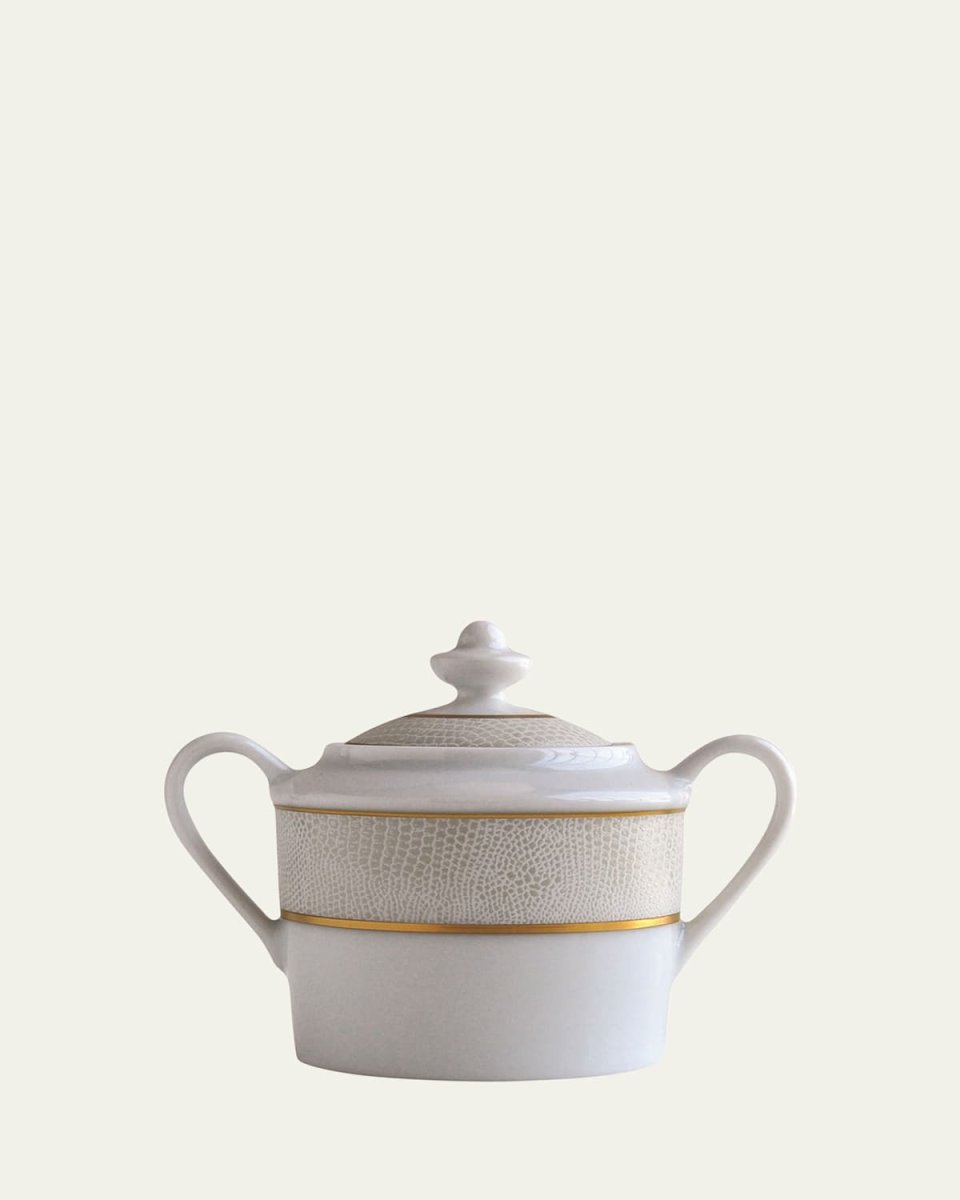 Sauvage White Sugar Bowl